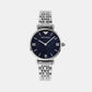 Female Blue Analog Stainless Steel Watch AR11091