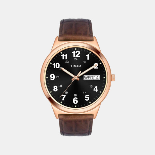 Male Analog Leather Watch TWTG10002