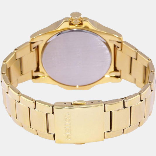 Lord Women Quartz White Dial Chronograph Metal Watch SRLZ86P1 Seiko 38 mm Round Quartz watch