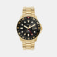 Male Black Analog Stainless Steel Watch FS5990