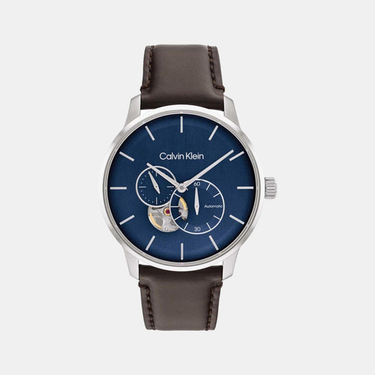 Male Leather Chronograph Watch 25200075