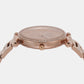 Female Rose Gold Analog Stainless Steel Watch ES5317