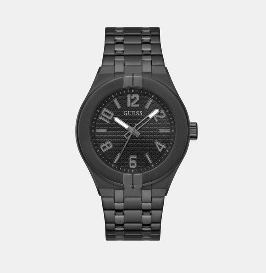 Escape Male Black Analog Stainless Steel Watch GW0661G3