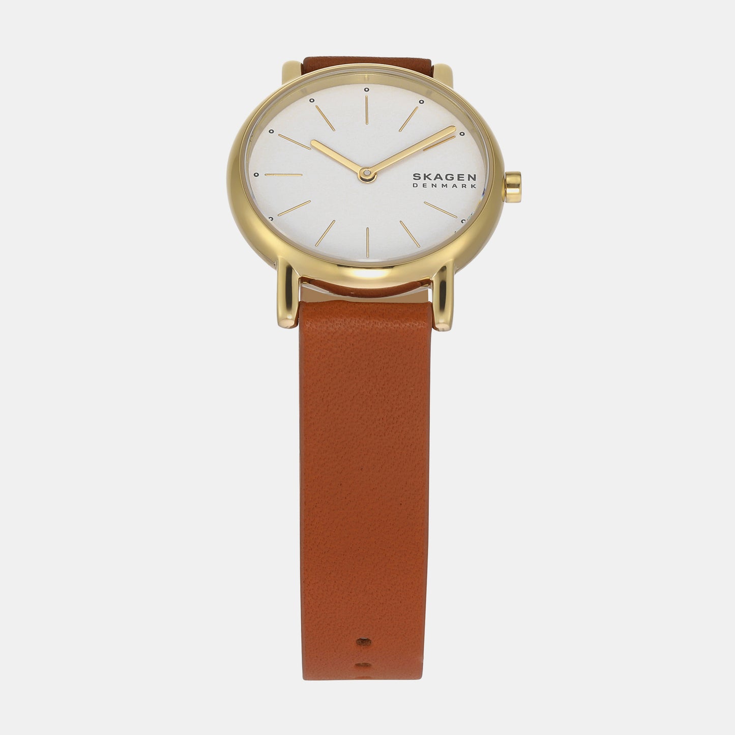 Female White Analog Leather Watch SKW3121
