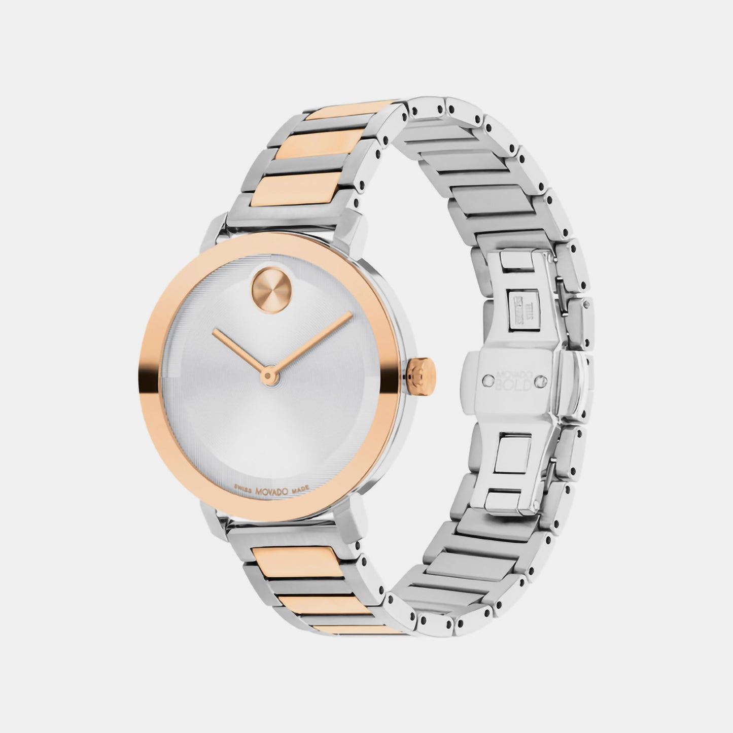 Bold Female Silver Analog Stainless Steel Watch 3601141