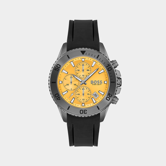 Male Yellow Chronograph Stainless Steel Watch 1513968