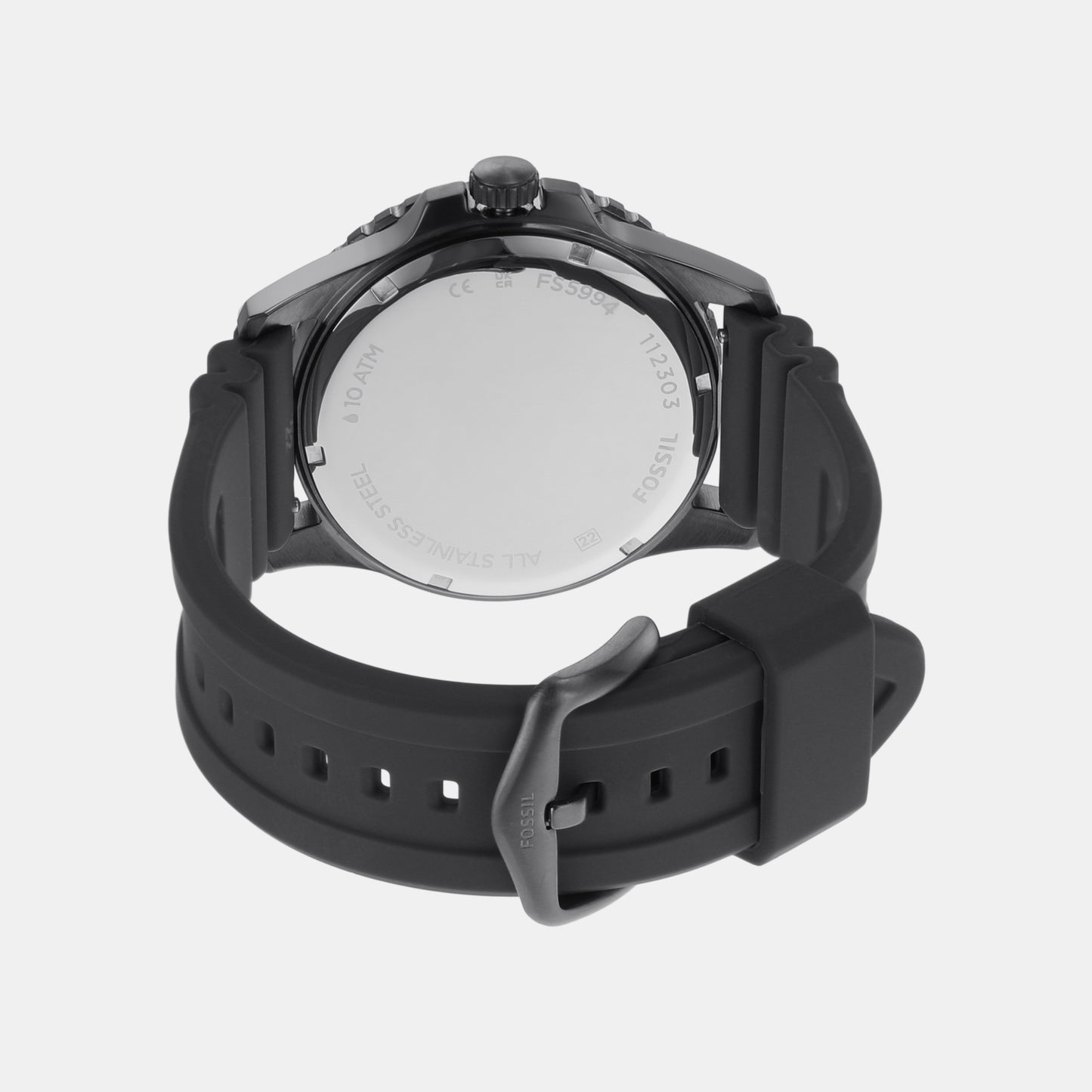 Male Grey Analog Silicone Watch FS5994