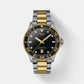 Male Black Analog Stainless Steel Watch T1204102205100