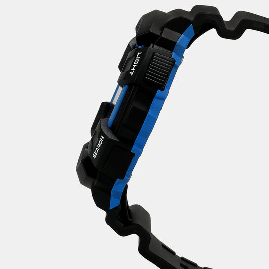 Youth Men Quartz Blue Dial Analog-Digital Resin Watch AD187 Casio 54 mm Round Quartz watch