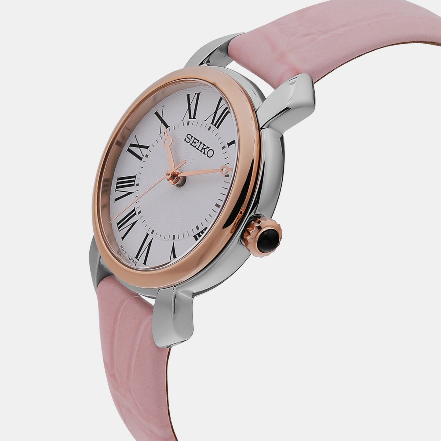 Female White Analog Leather Watch SUR628P2