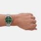 Male Green Analog Stainless Steel Watch AR11578
