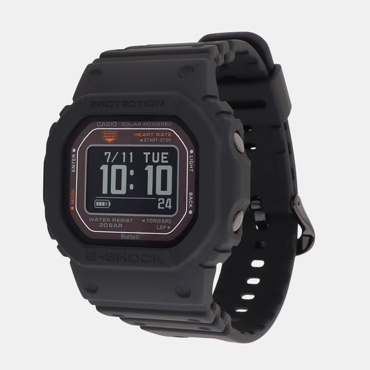 G-Shock Men Quartz Black Dial Digital Resin Watch G1403 Casio 52 mm Rectangular Quartz watch