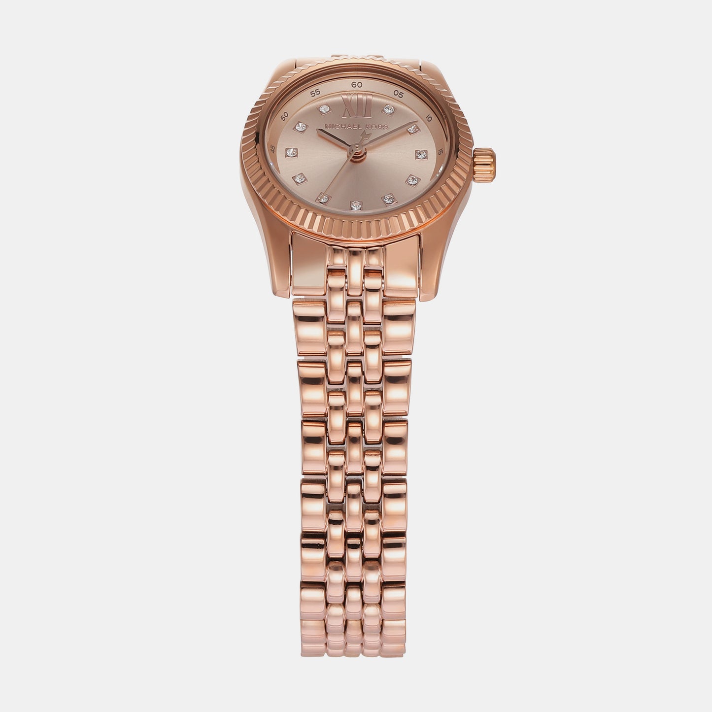 Female Rose Gold Analog Stainless Steel Watch MK4739