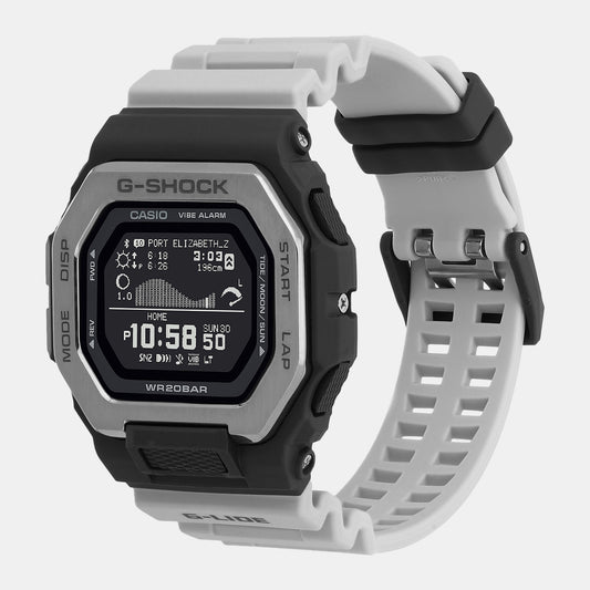 G-Shock Men Quartz Grey Dial Digital Resin Watch G1391 Casio 51 mm Rectangular Quartz watch