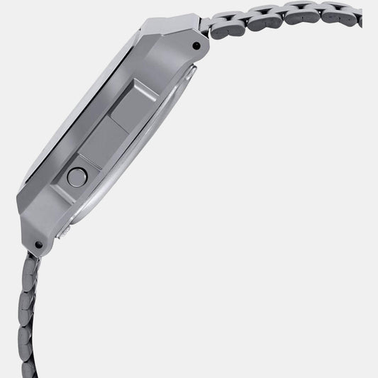 Vintage Unisex Quartz Black Dial Digital Stainless Steel Watch D182 Vintage Unisex Quartz Black Dial Digital Stainless Steel Watch D182