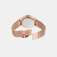 Female Rose Gold Analog Stainless Steel Watch MK7336