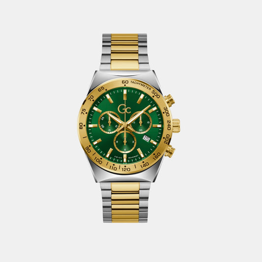 Male Green Chronograph Stainless Steel Watch Z17001G9MF