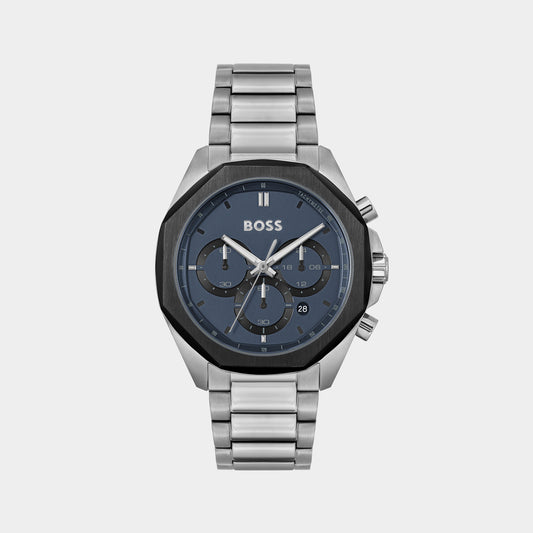 Male Blue Chronograph Stainless Steel Watch 1514015