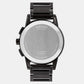 Museum Male Black Chronograph Stainless Steel Watch 607802