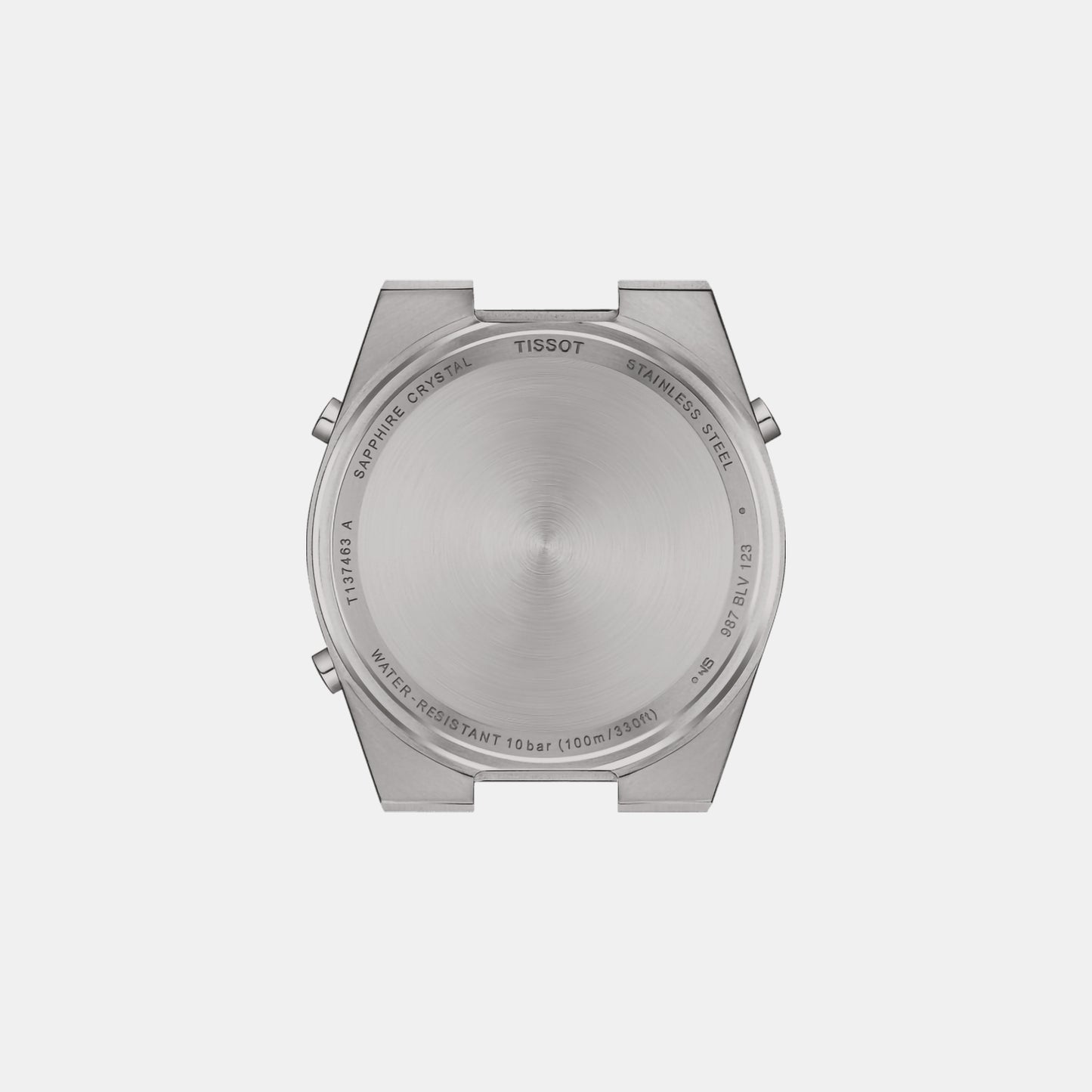 Male Black Digital Stainless Steel Watch T1374631105000