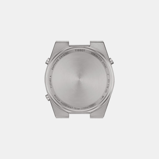 PRX Men Quartz Black Dial Digital Stainless Steel Watch T1374631105000 Tissot 40 mm Tonneau Quartz watch