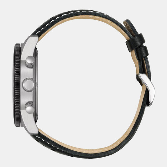 Eco-Drive Men Eco-Drive Cream Dial Chronograph Leather Watch CA4559-13A Eco-Drive Men Eco-Drive Cream Dial Chronograph Leather Watch CA4559-13A