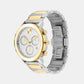 Bold Male Silver Chronograph Stainless Steel Watch 3600888