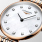 Female White Analog Stainless Steel Watch L42091977