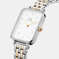 Quadro Female White Analog Stainless Steel Watch DW00100625K