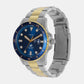 Male Blue Analog Stainless Steel Watch FS6034