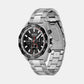 Energy Male Black Chronograph Stainless Steel Watch 1513971