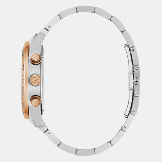 Clubhouse Chrono Men Quartz Black Dial Chronograph Stainless Steel Watch Z17003G2MF GC 41 mm Round Quartz watch