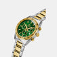 Male Green Chronograph Stainless Steel Watch Z17001G9MF