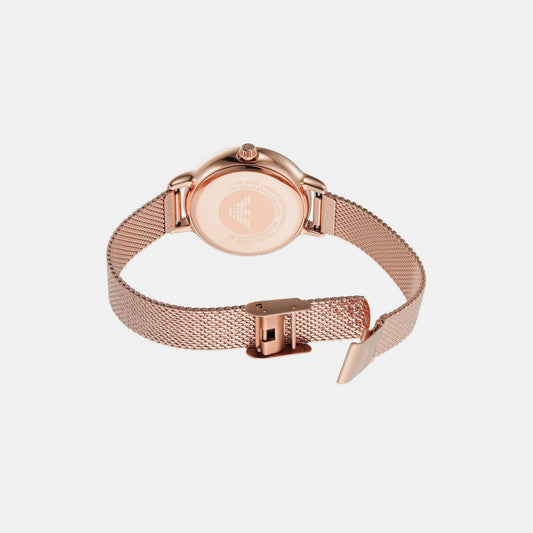 cleo Women Quartz Rose Gold Dial Analog Stainless Steel Watch AR11512 Emporio Armani 32 mm Round Quartz watch