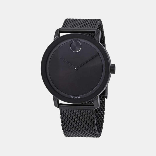 Male Black Analog Stainless Steel Watch 3600562