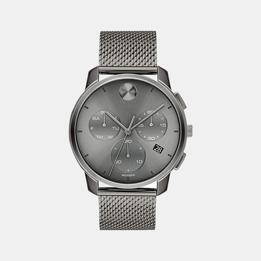 Male Grey Stainless Steel Chronograph Watch 3600635