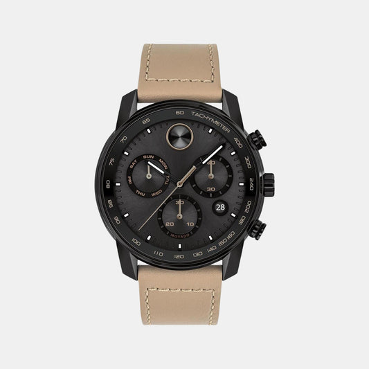 Bold Verso Male Analog Leather Watch 3600738