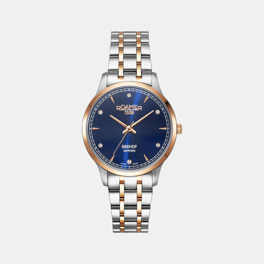Male Blue Analog Stainless Steel Watch 509847 49 40 20