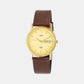 Male Black Analog Leather Watch A501