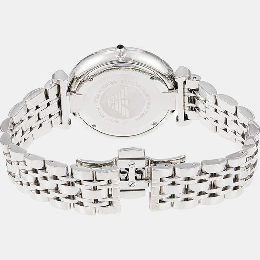 Gianni Women Quartz Black Dial Analog Stainless Steel Watch AR1676 Emporio Armani 40 mm Round Quartz watch