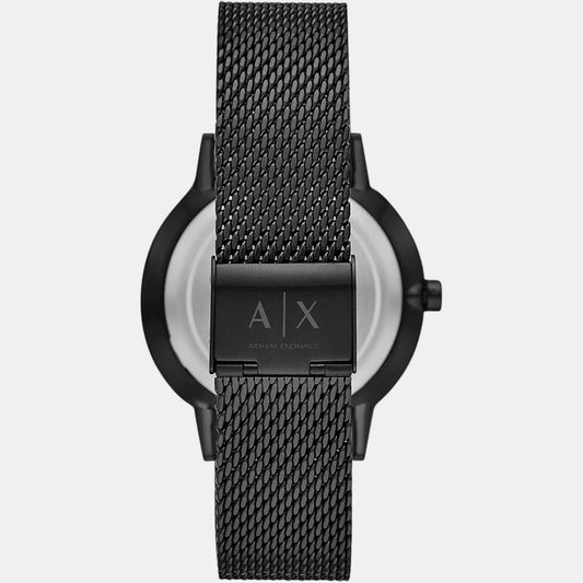 Cayde Men Quartz Black Dial Chronograph Stainless Steel Watch AX2716 Armani Exchange 42 mm Round Quartz watch