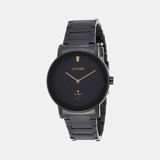 Male Black Analog Stainless Steel Watch BE9187-53E