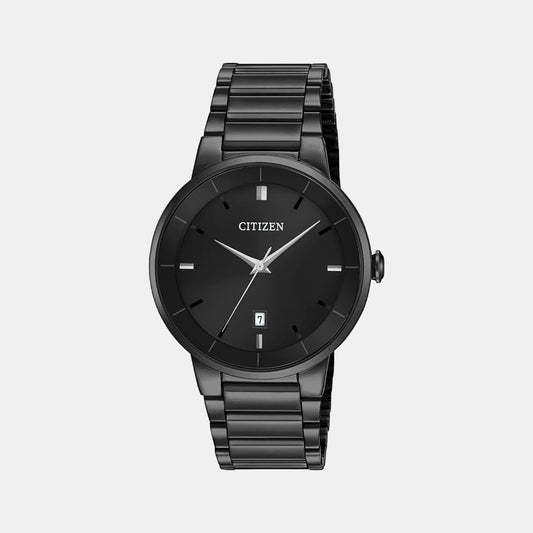 Male Black Analog Stainless Steel Watch BI5017-50E