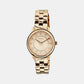 Female Rose Gold Analog Stainless Steel Watch BQ1571