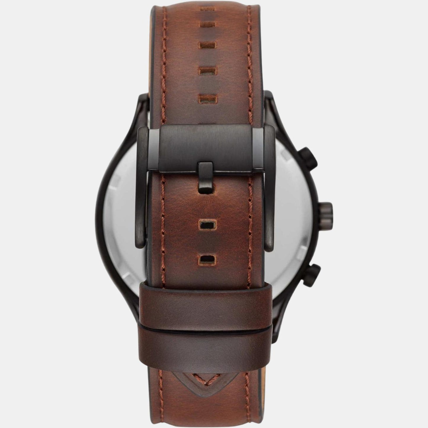 Male Black Leather Chronograph Watch BQ2453