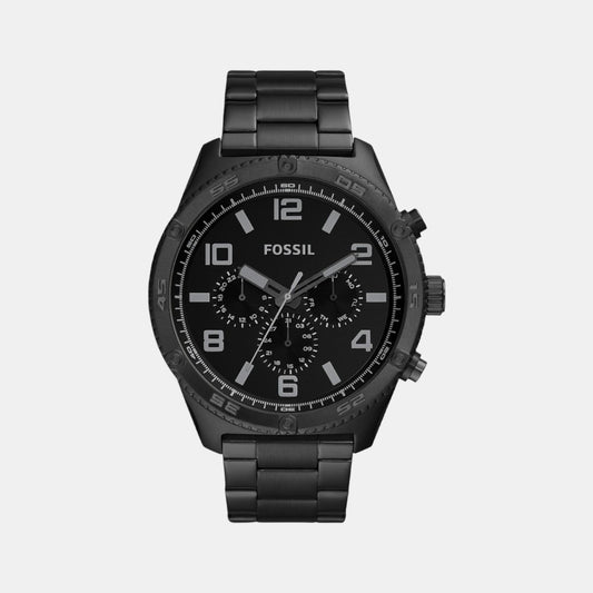 Male Black Stainless Steel Chronograph Watch BQ2532