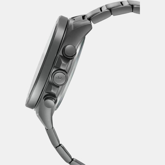 Edifice Men Quartz Black Dial Analog-Digital Stainless Steel Watch ED527 Casio 49 mm Round Quartz watch