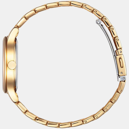 Women Eco-Drive Mother Of Pearl Dial Analog Stainless Steel Watch EM0893-87Y Citizen 31 mm Round Eco-Drive watch