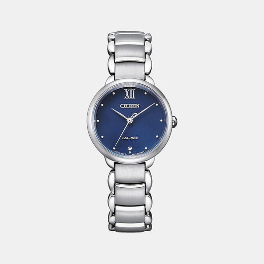 Female Blue Analog Stainless Steel Watch EM0920-86L