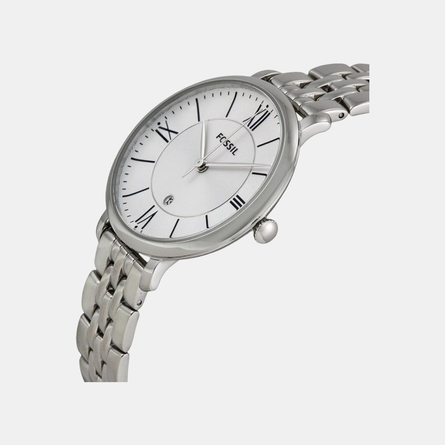 Female Silver Analog Stainless Steel Watch ES3433